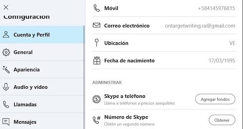Como eliminar una cuenta de Skype