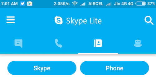 Skype lite